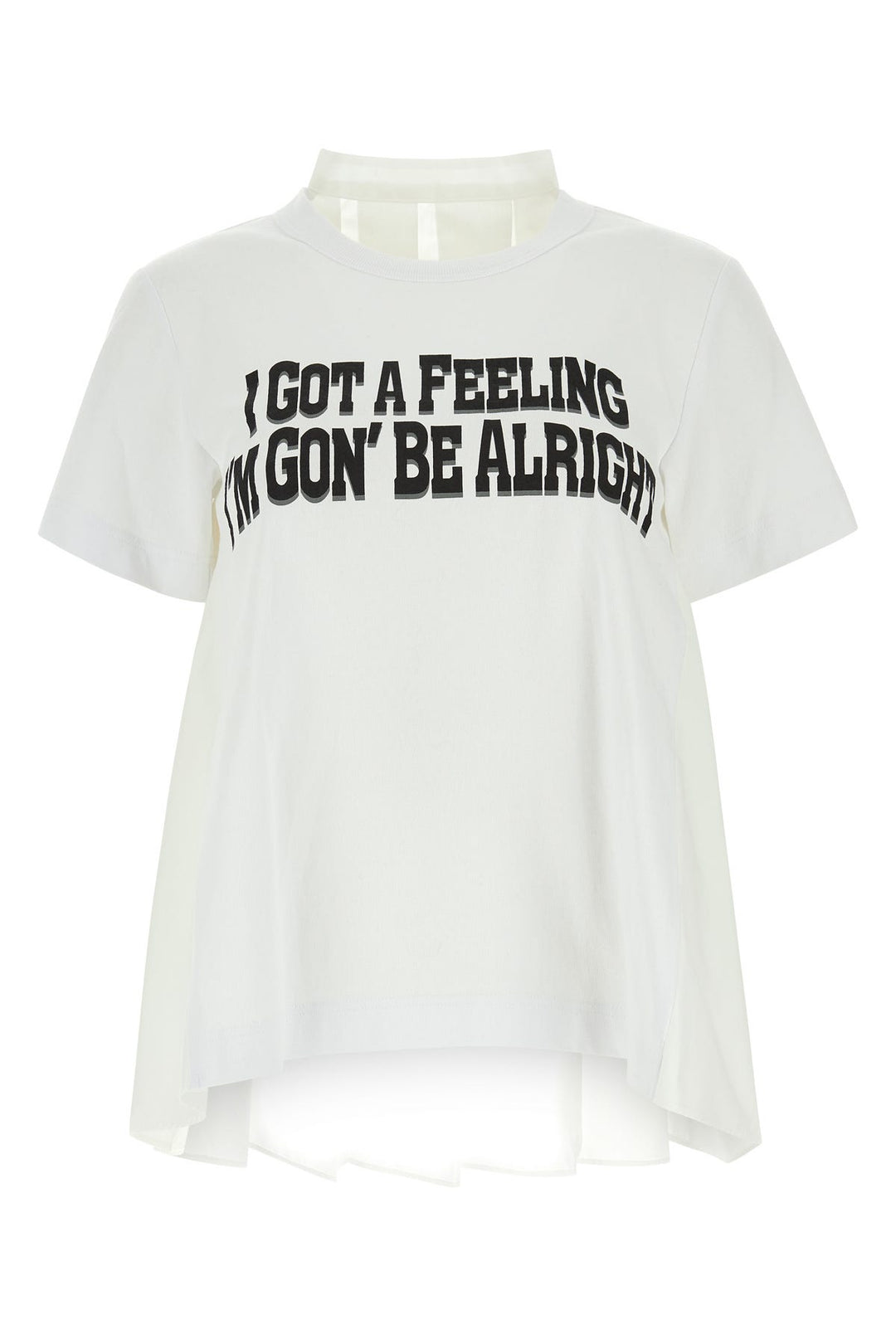 White cotton t-shirt