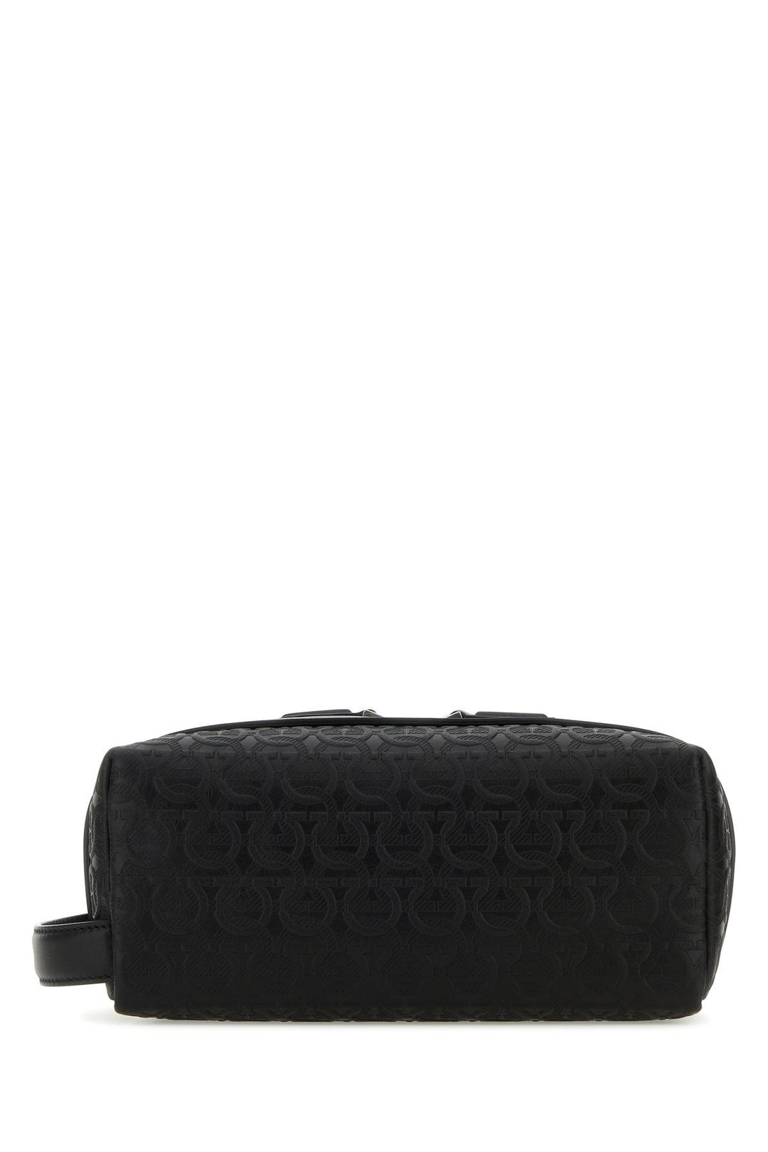 Black leather beauty case