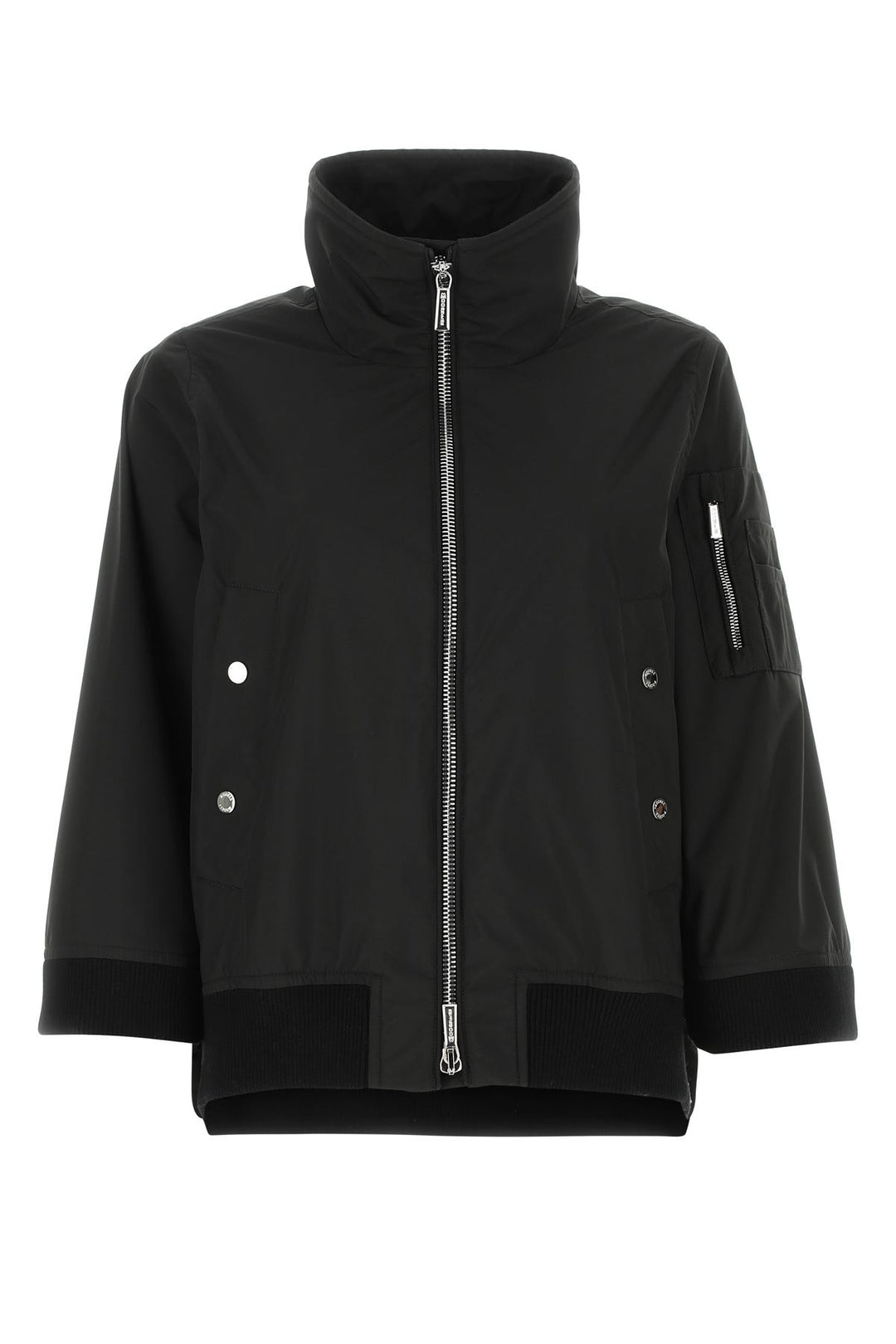 Black polyester cape