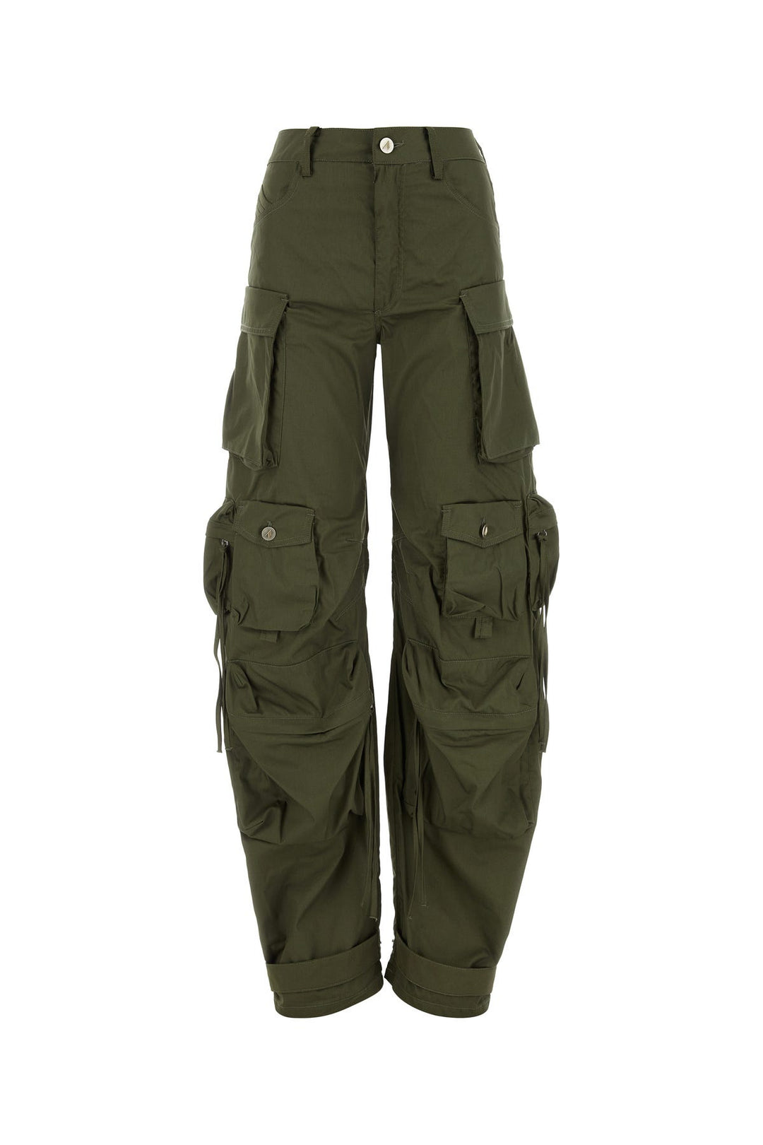 Army green cotton Fern cargo pant