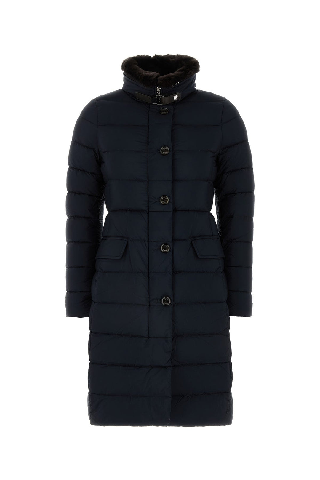 Midnight blue nylon blend Vetivers down jacket