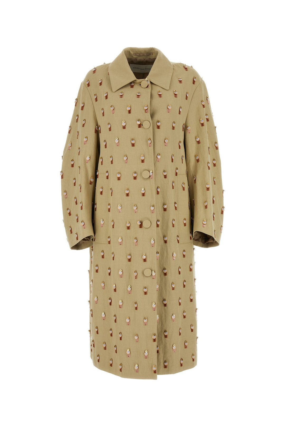 Beige cotton blend Rolendo coat