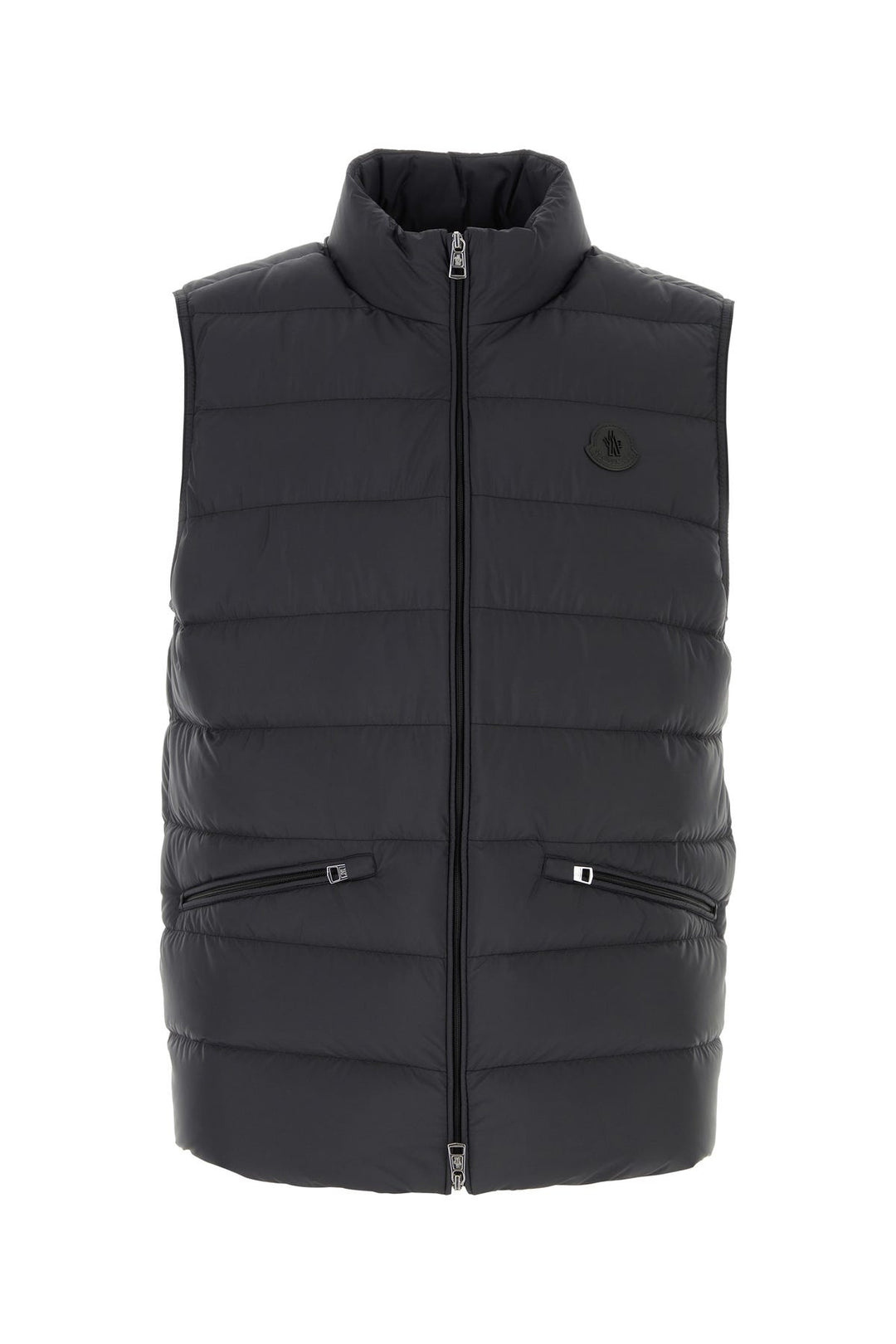 Black nylon Lechtal down jacket
