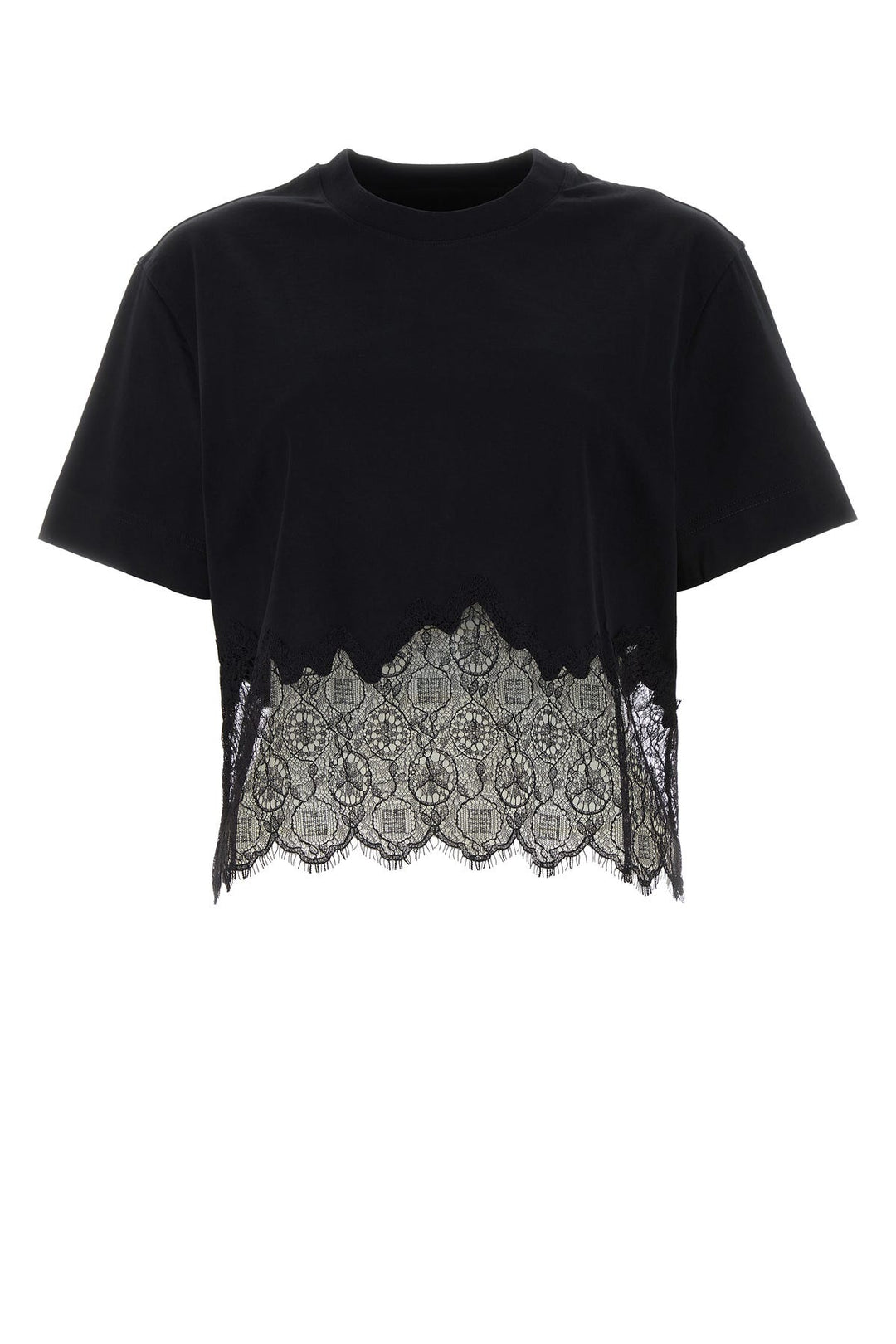 Black cotton t-shirt