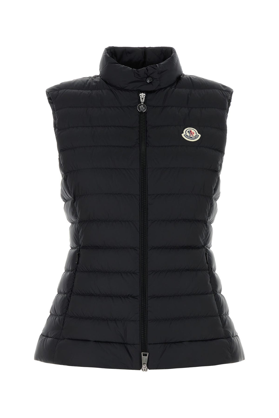 Black nylon Igens down jacket
