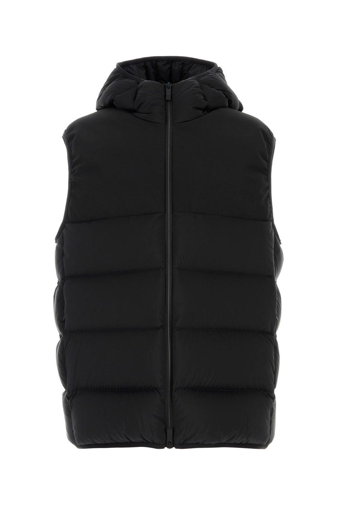 Black nylon Bresse down jacket