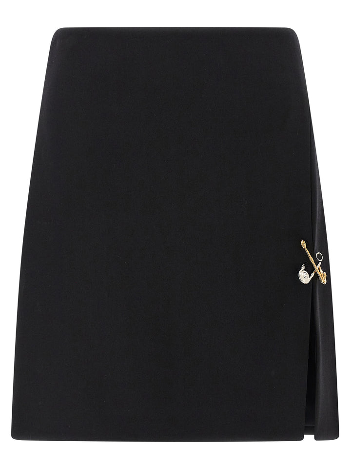 Safety Pin Skirts Black