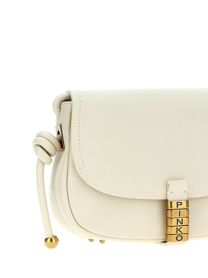 Saddle Mini Crossbody Bags White