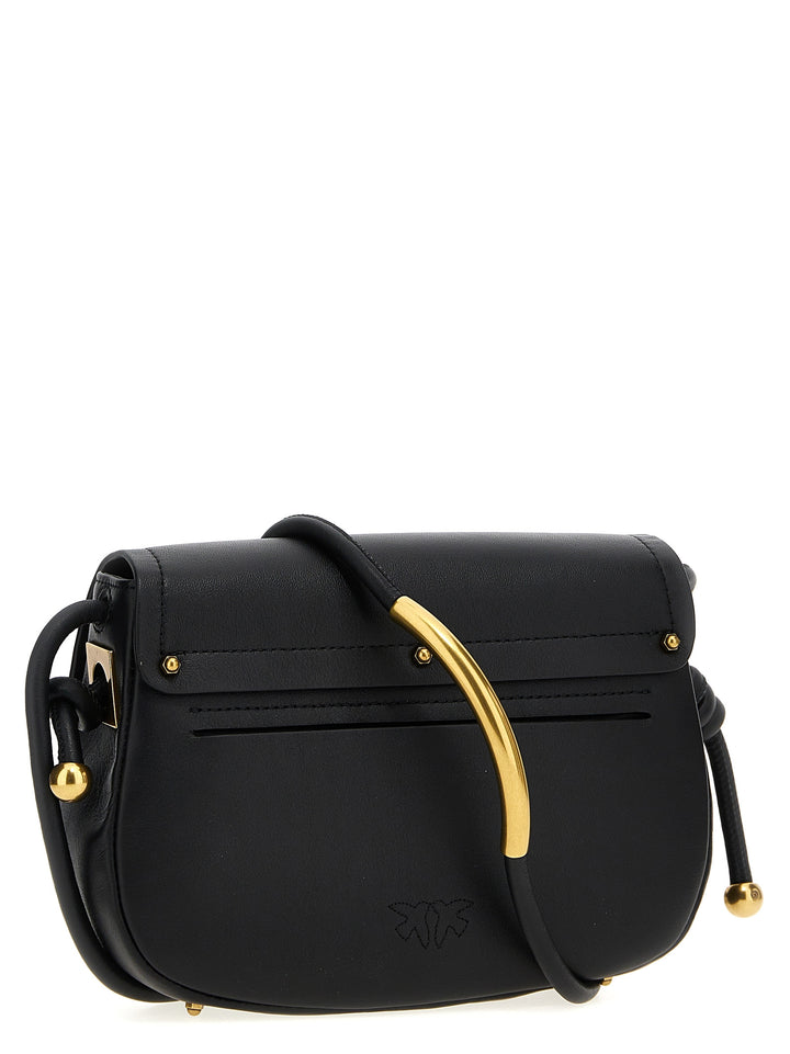 Saddle Mini Crossbody Bags Black