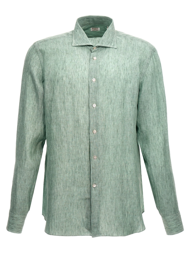 Linen Shirt Shirt, Blouse Green