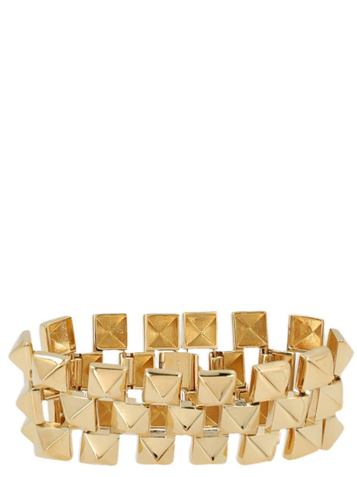 Studded Bracelet Jewelry Gold