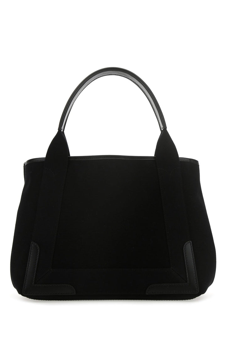 Black canvas small Navy Cabas handbag