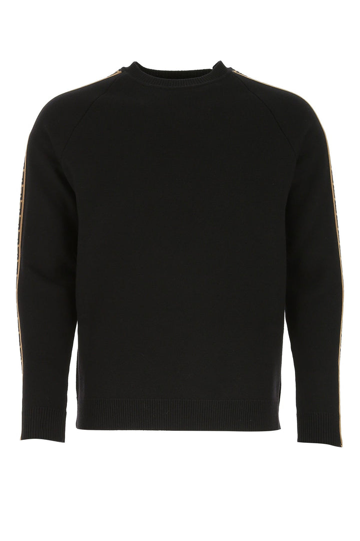 Black wool sweater