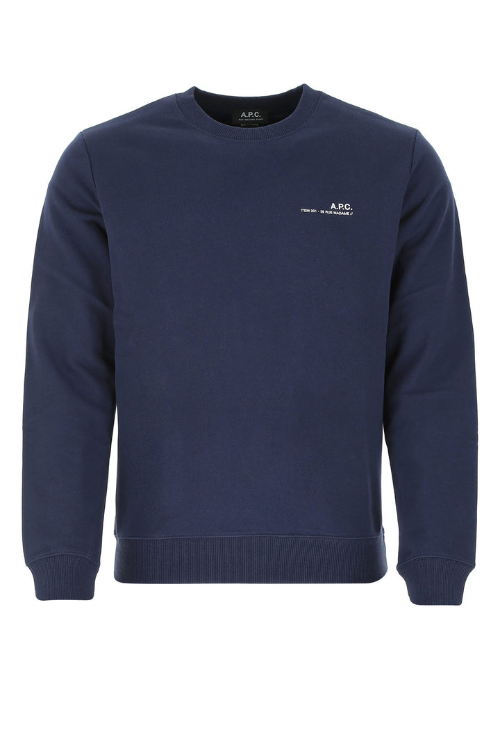 Blue cotton sweatshirt