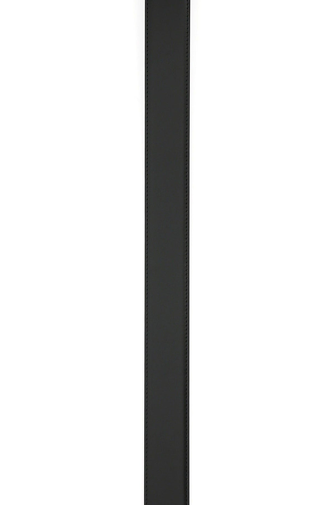 Black leather belt