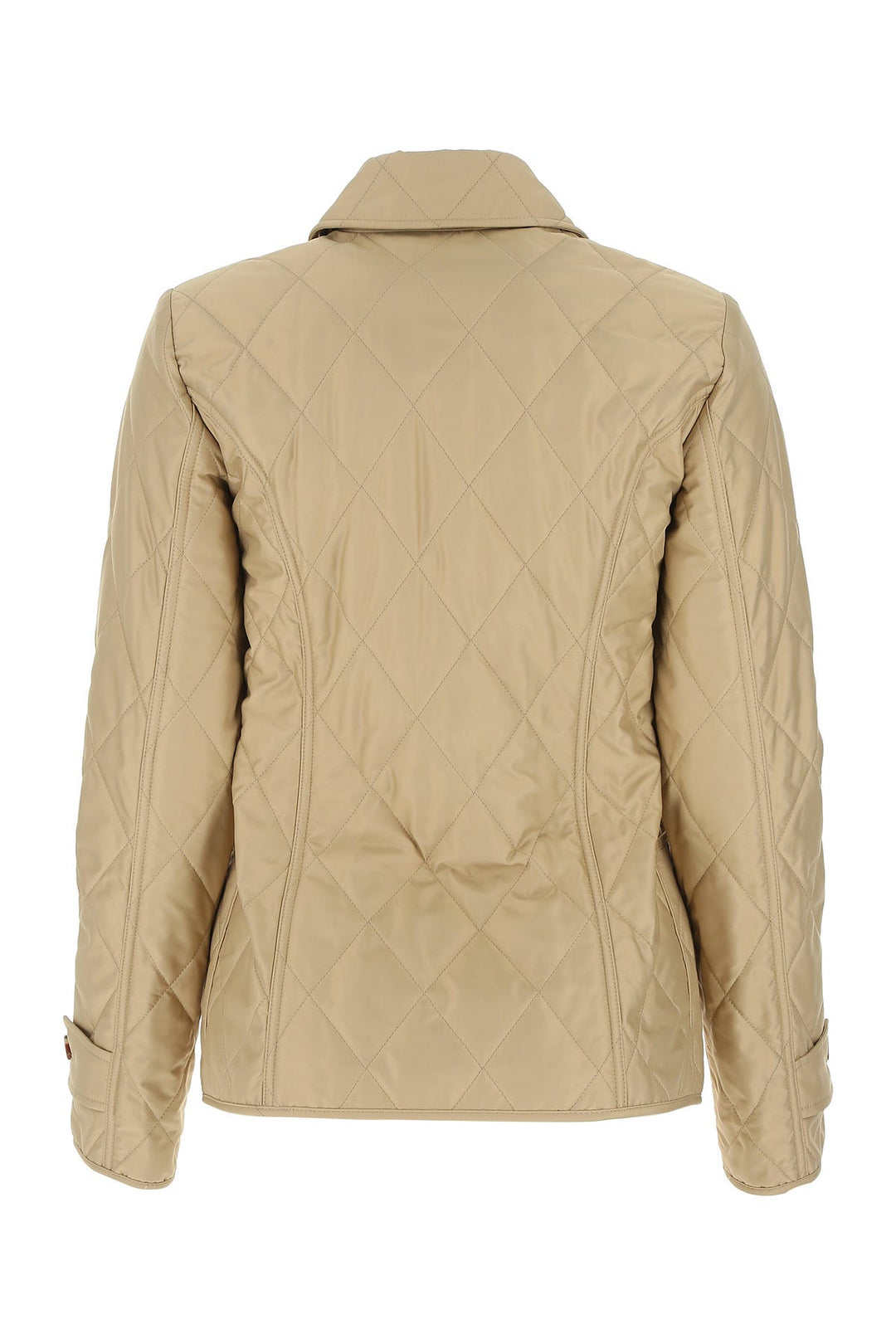Beige polyester jacket