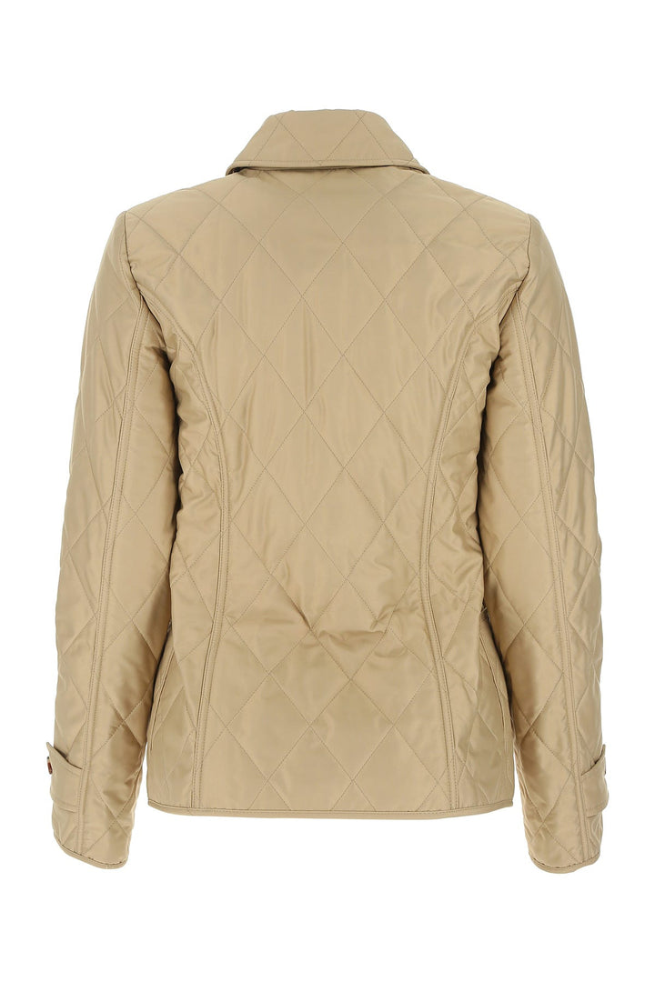 Beige polyester jacket