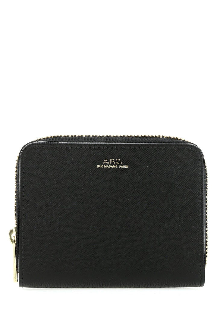 Black leather wallet