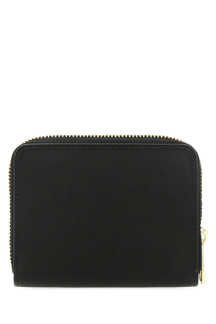 Black leather wallet
