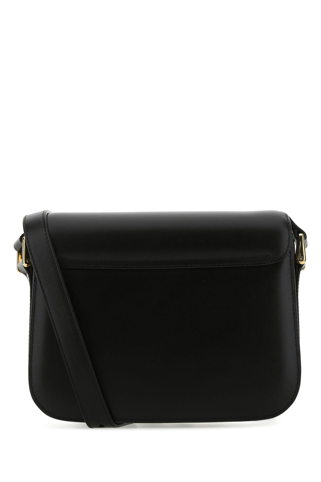 Black leather small Grace crossbody bag