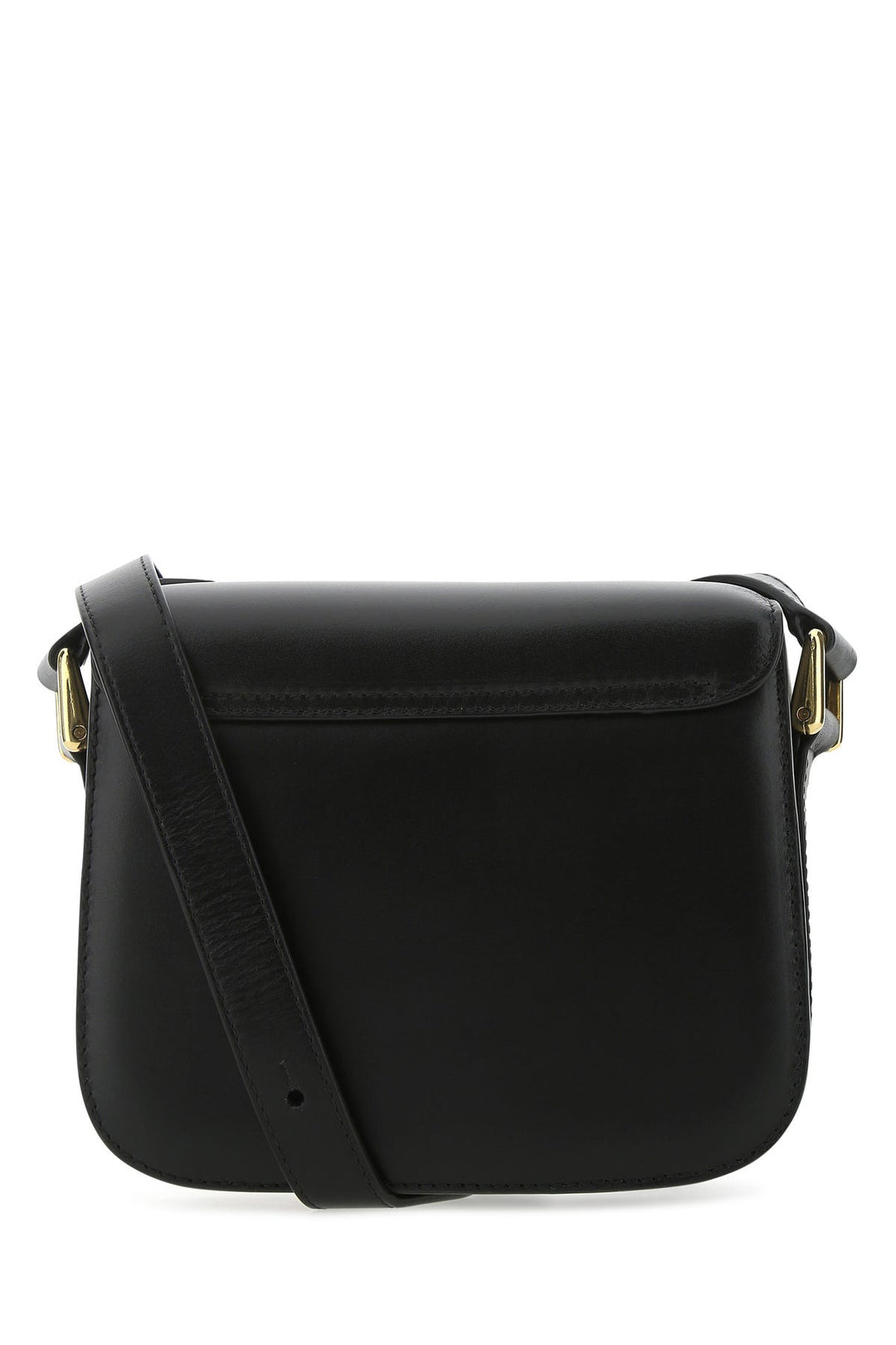 Black leather mini Grace crossbody bag