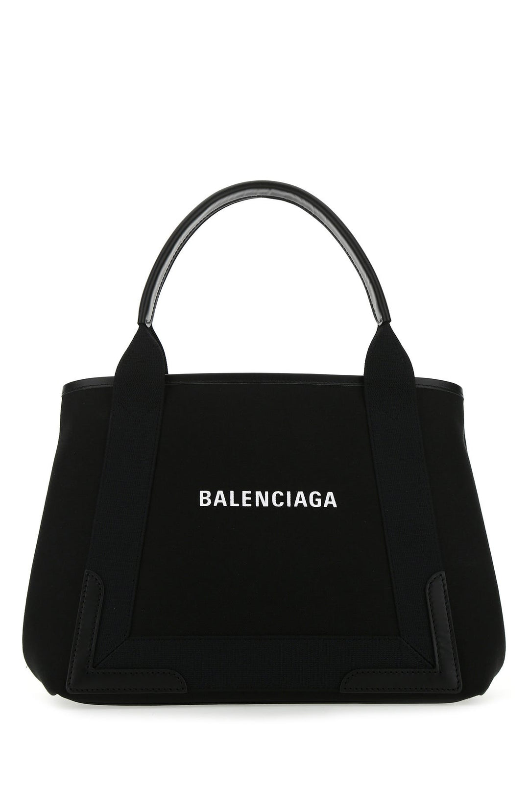 Black canvas small Cabas Navy handbag