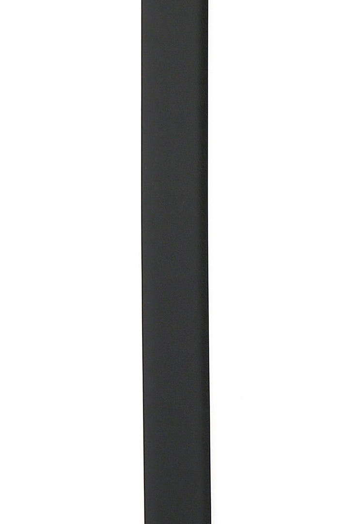 Black leather belt