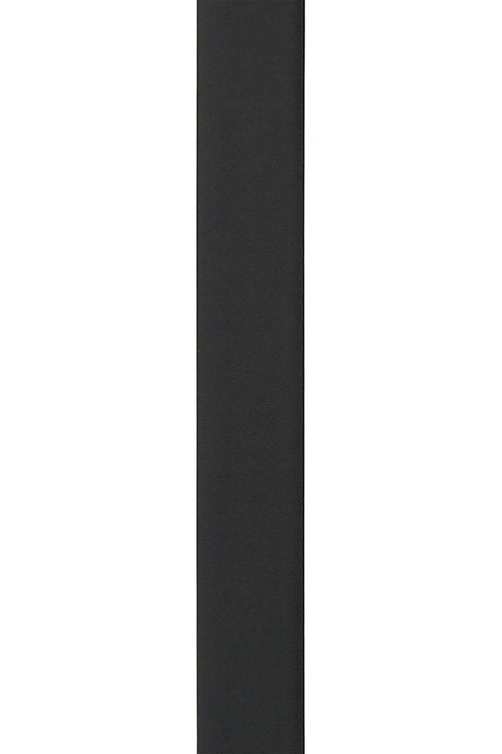 Black leather belt