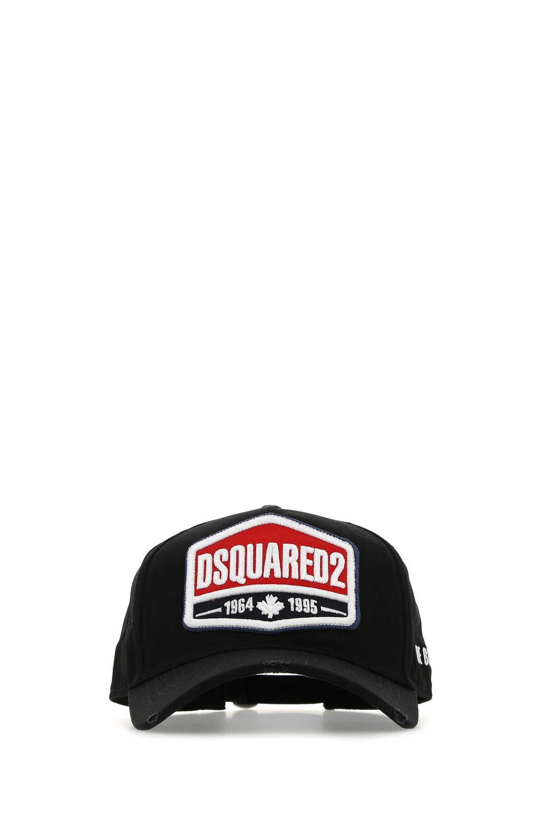Black cotton baseball cap