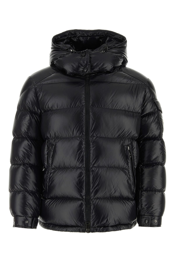 Black nylon Montbeliard down jacket