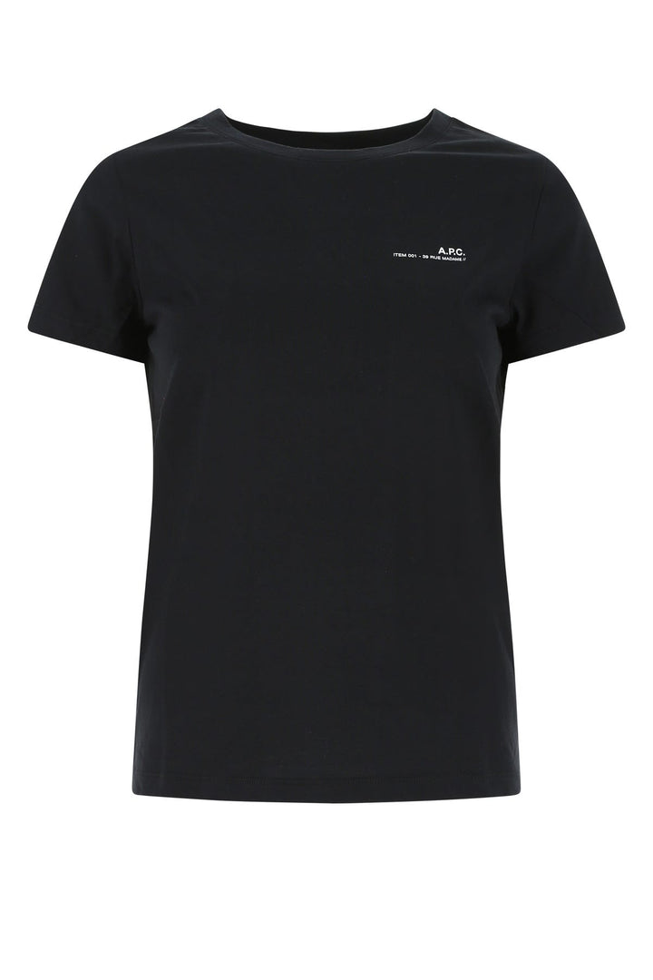 Black cotton t-shirt