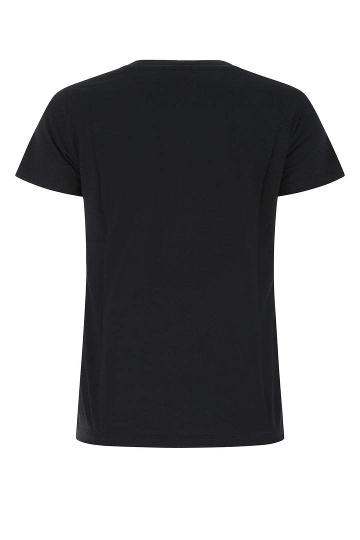Black cotton t-shirt