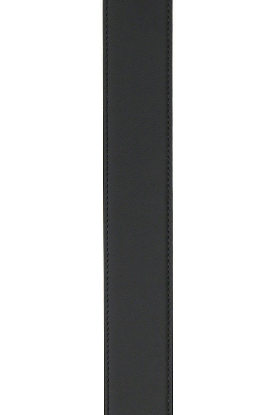 Black leather belt