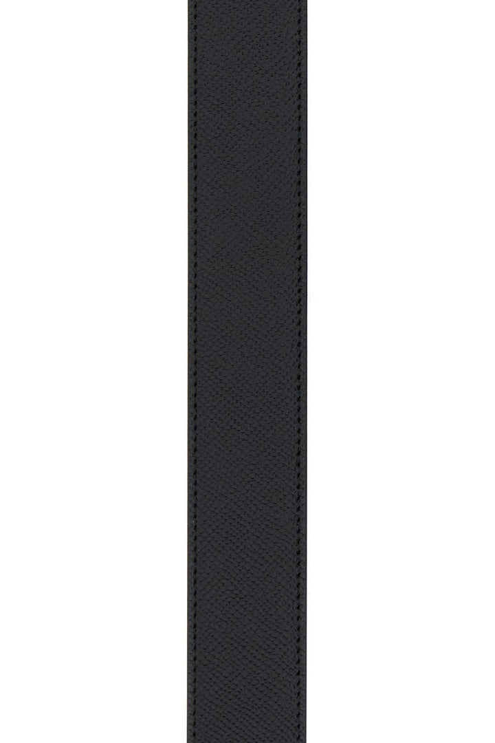 Black leather belt