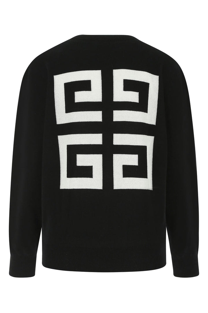 Black cashmere sweater