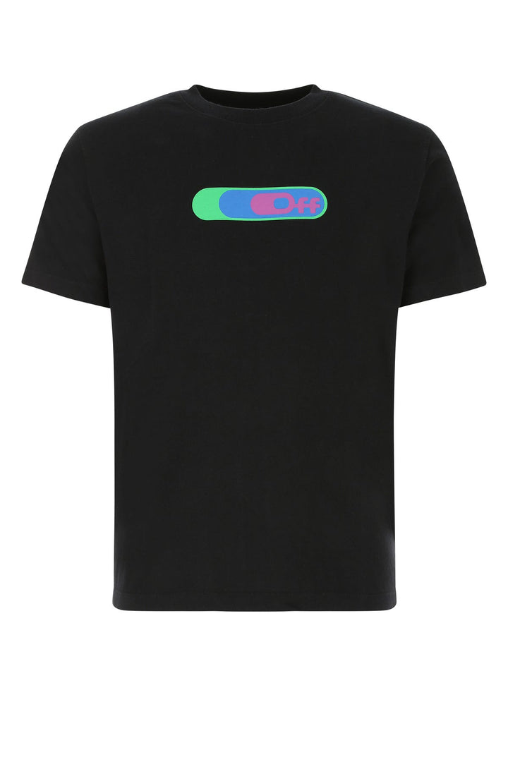Black cotton t-shirt