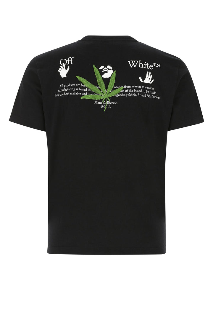 Black cotton t-shirt