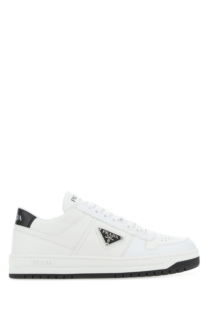 White leather sneakers