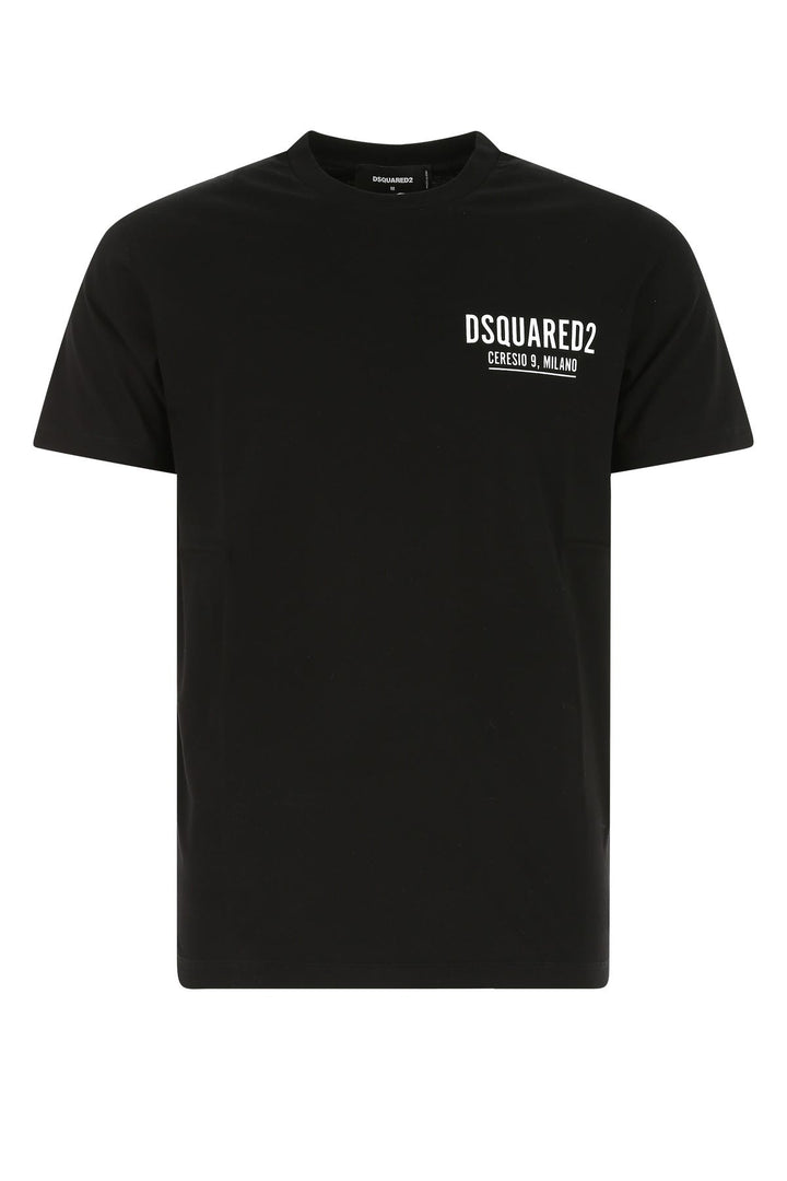 Black cotton t-shirt