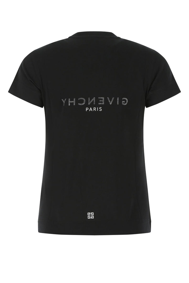 Black cotton t-shirt