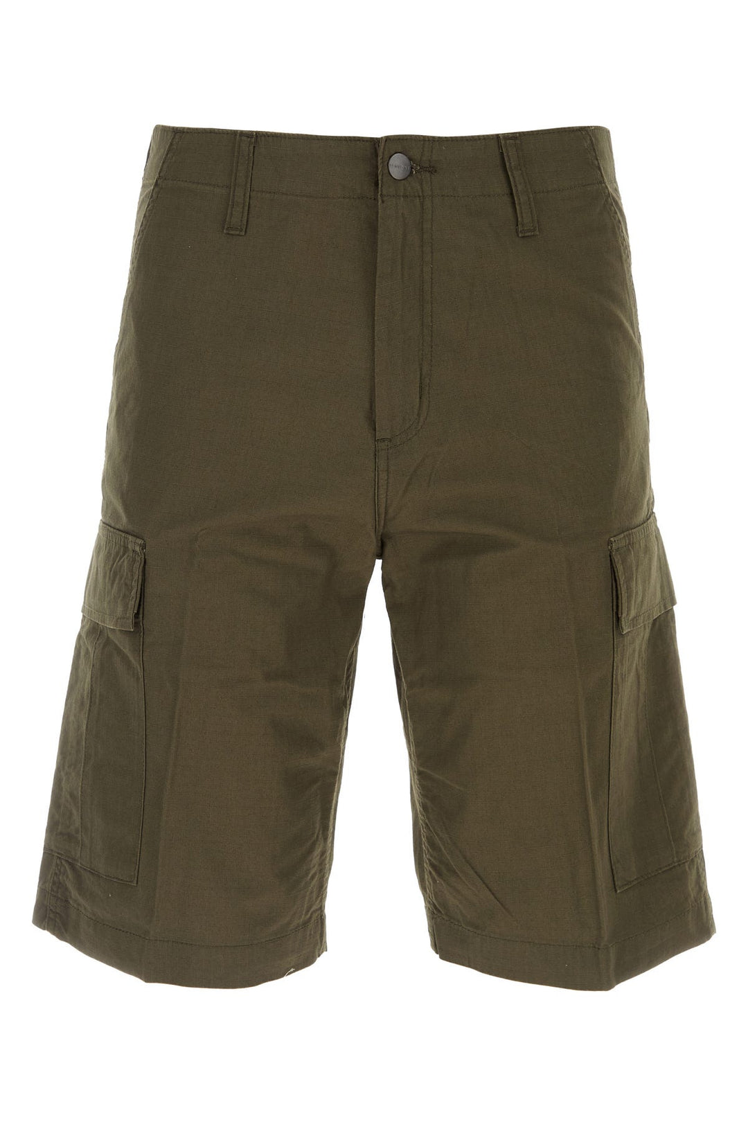 Army green cotton Regular Cargo Short