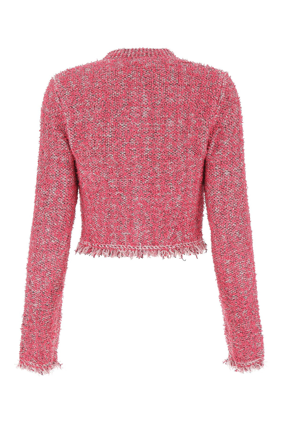 Fuchsia bouclÃ© cardigan