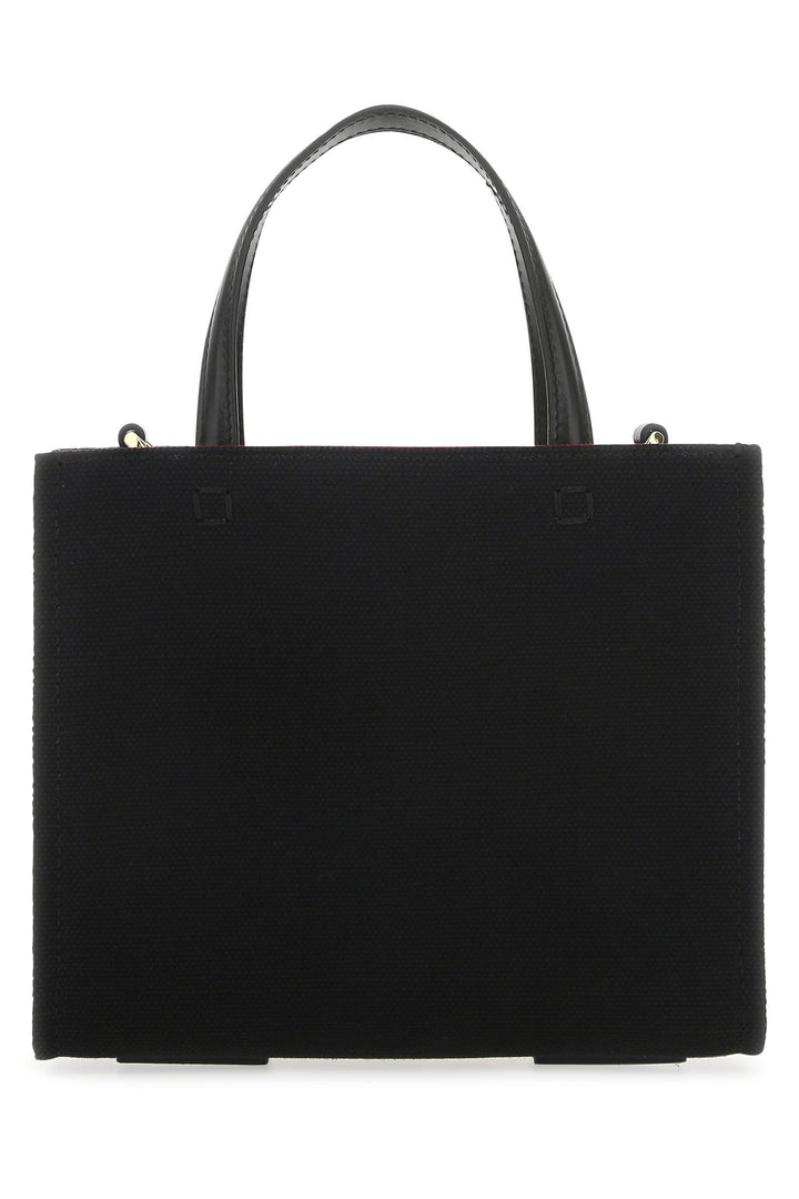 Black canvas G-Tote handbag