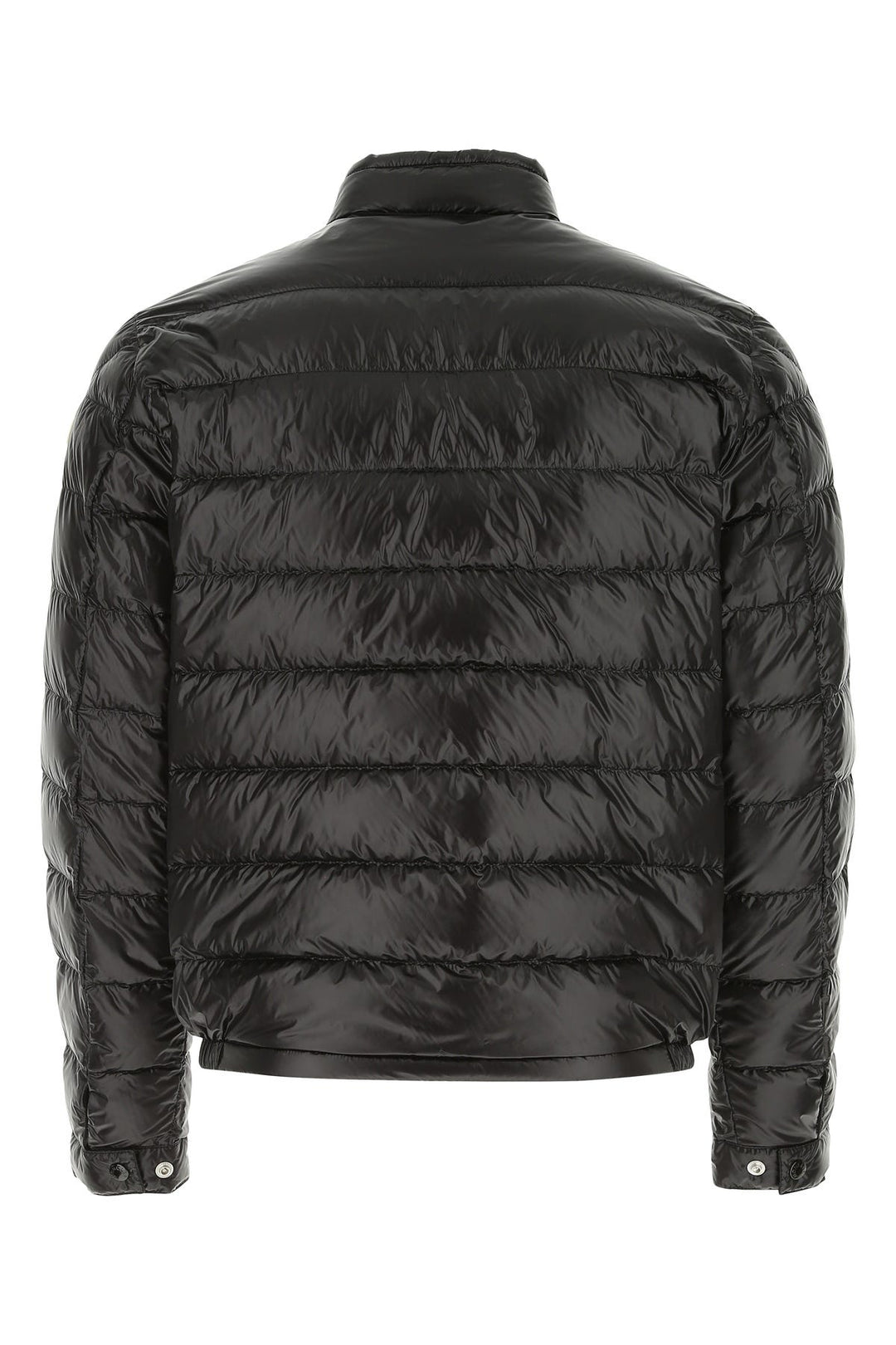 Black nylon Acorus down jacket