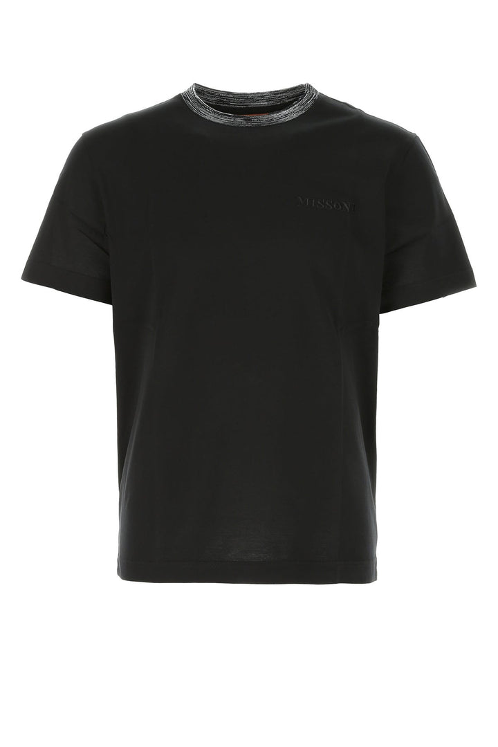 Black cotton t-shirt