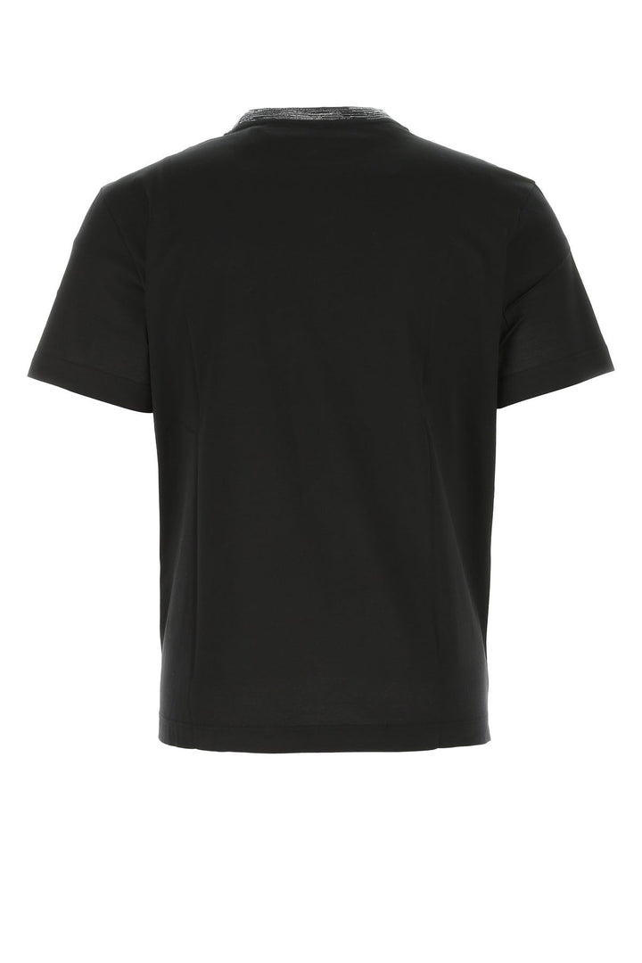 Black cotton t-shirt