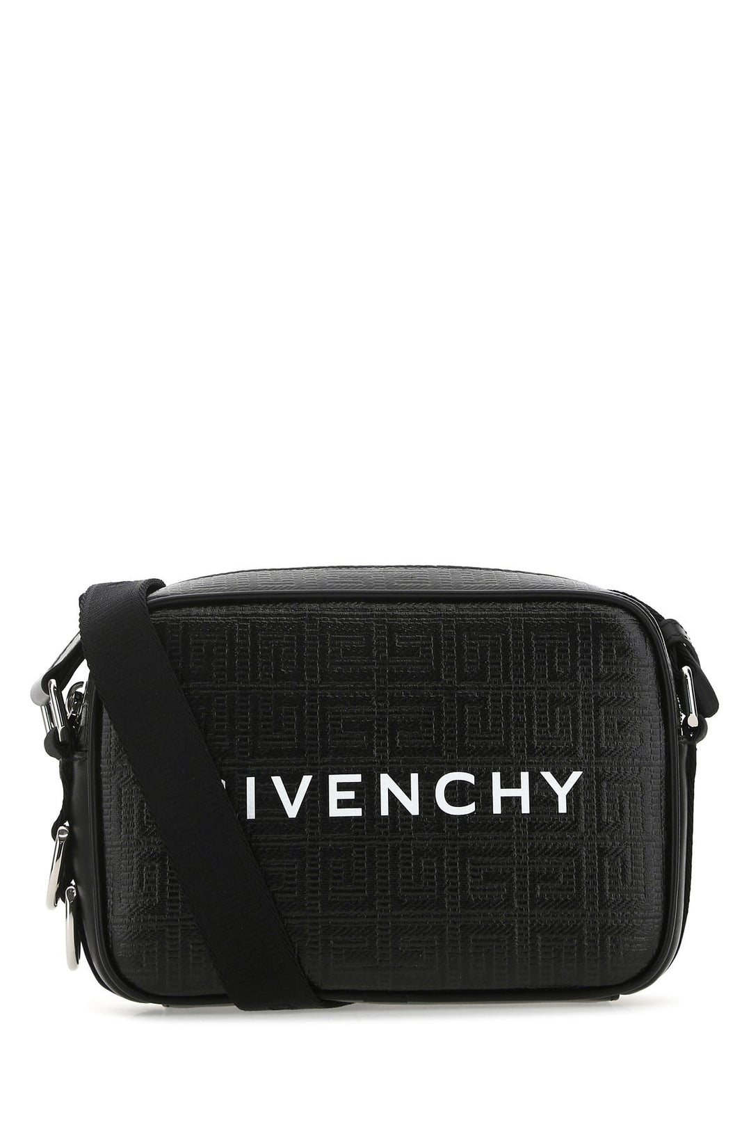 Black canvas G-Essentials crossbody bag