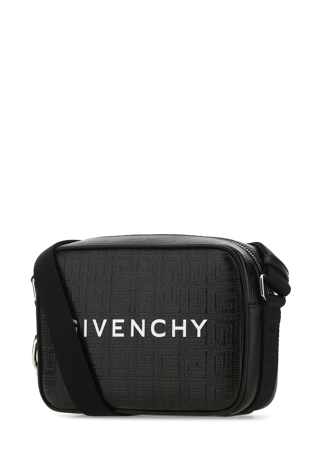 Black canvas G-Essentials crossbody bag