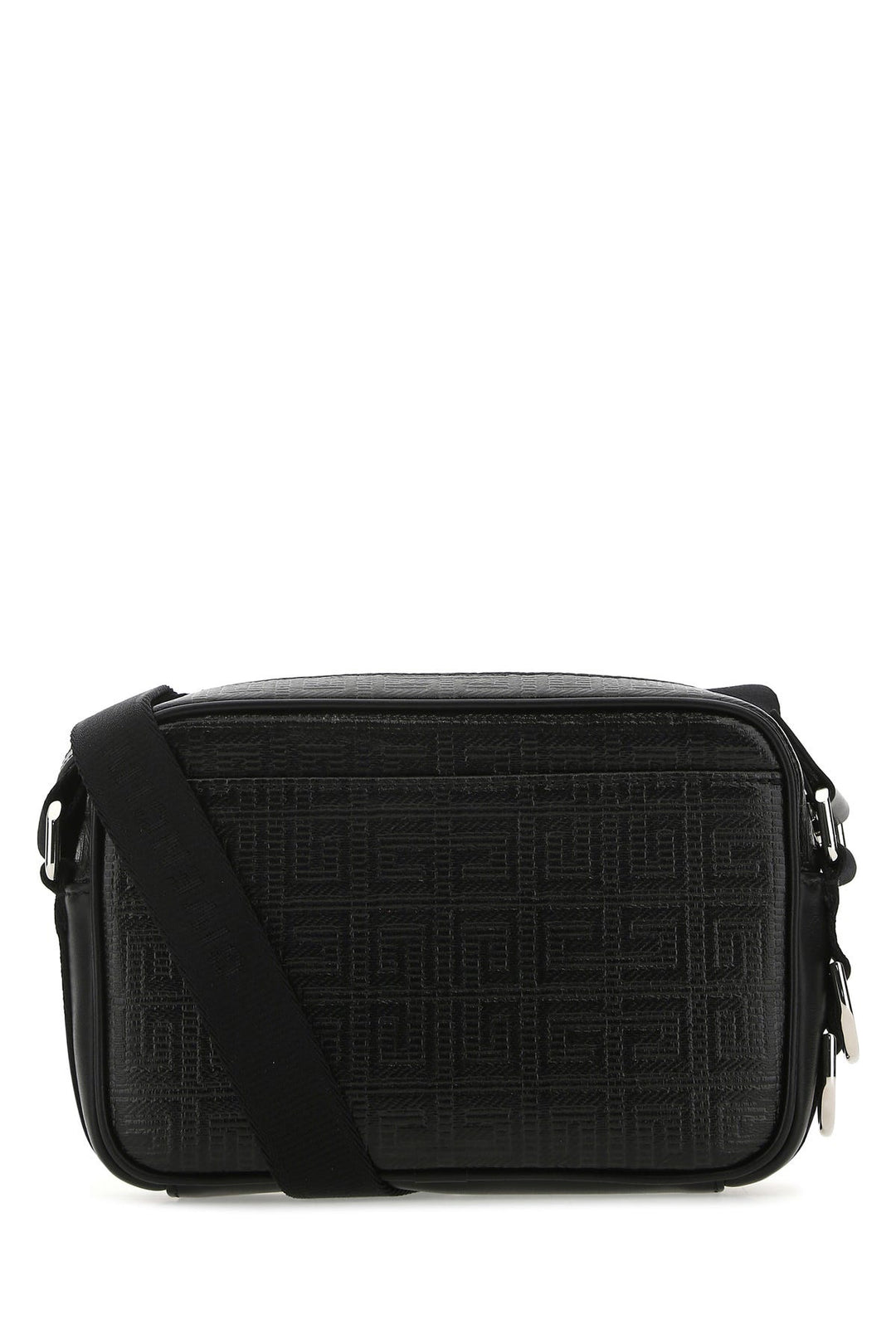 Black canvas G-Essentials crossbody bag