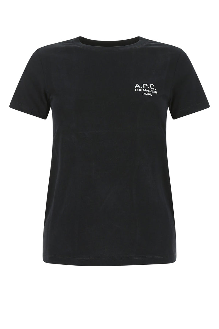 Black cotton t-shirt